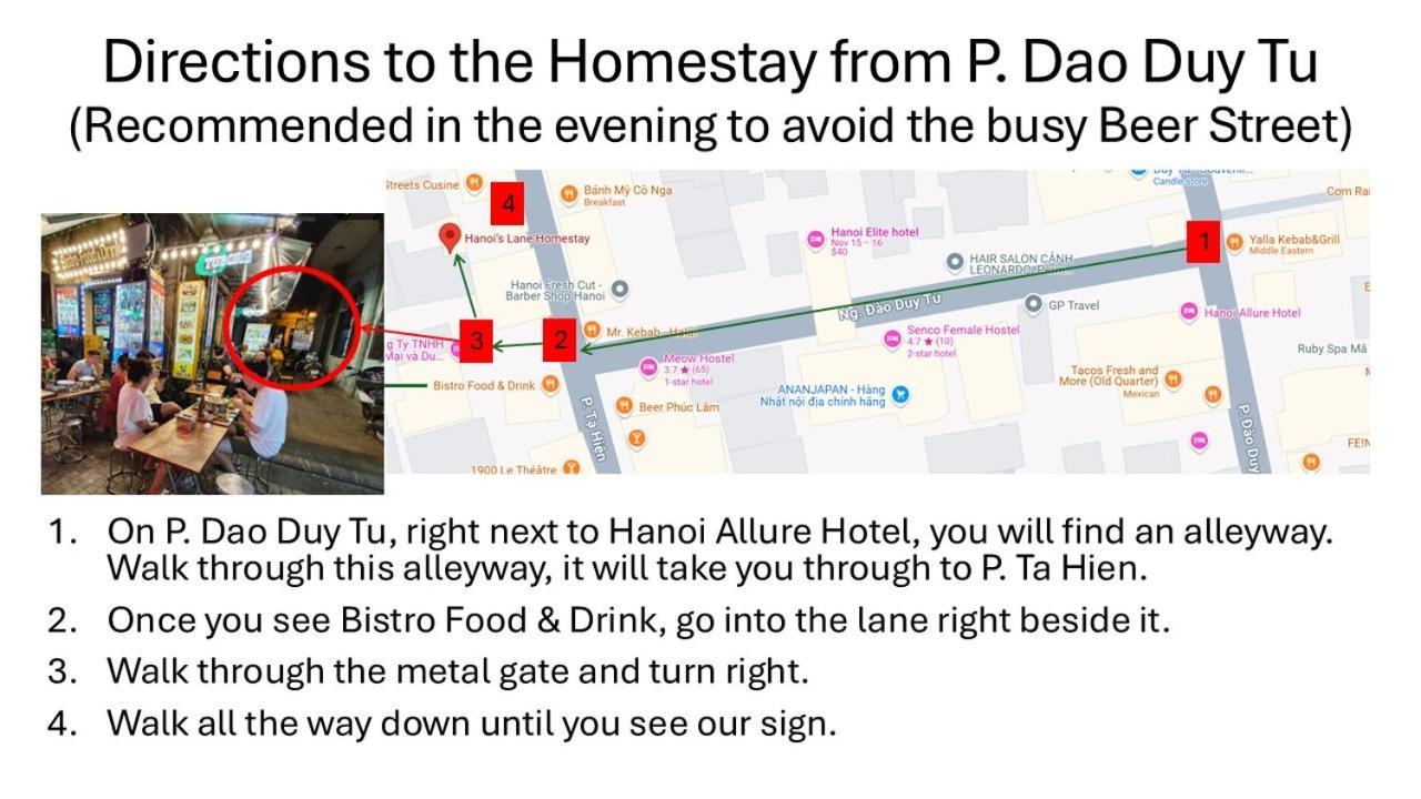 Hanoi'S Lane Homestay ภายนอก รูปภาพ