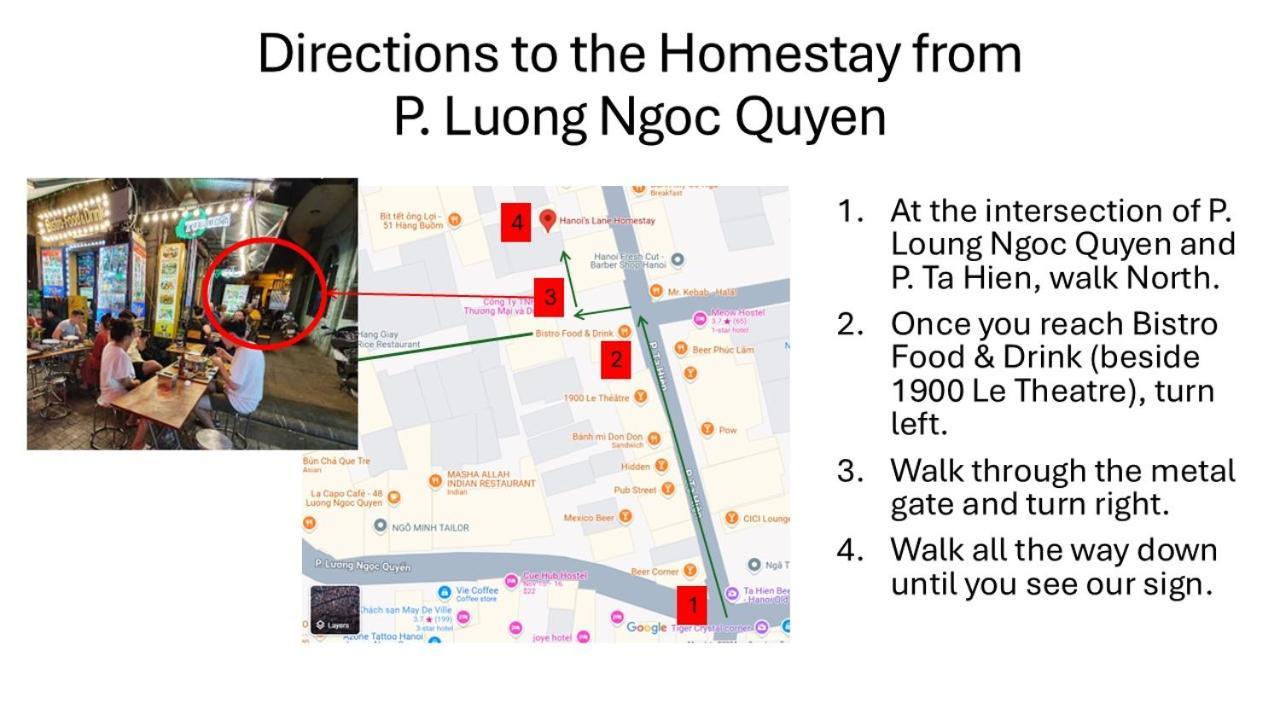 Hanoi'S Lane Homestay ภายนอก รูปภาพ